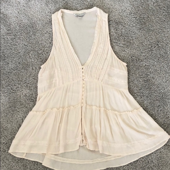 Cream Boho Top - Picture 1 of 4